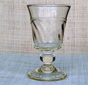 double blown wine glass